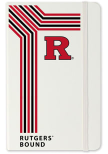 White Rutgers Scarlet Knights School Bound team logo Notebook and Folder
