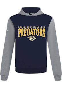 Levelwear Nashville Predators Mens Navy Blue Ultimate Snowflakes Long Sleeve Hoodie