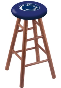 Brown Penn State Nittany Lions Round Cushion Oak Pub Stool
