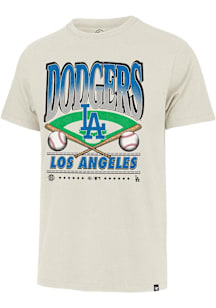 47 Los Angeles Dodgers White Straight Shot Two Franklin Short Sleeve Fashion T Shirt