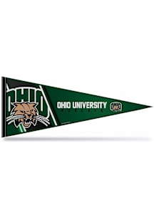 Ohio Bobcats Bright Light 12x30 Pennant - Green
