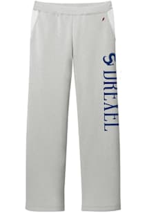 Drexel Dragons Womens Reverse Fleece Grey Sweatpants