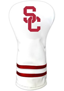 White USC Trojans Vintage Driver Golf Headcover