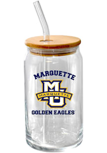 Marquette Golden Eagles 16oz Pint Glass - Navy Blue