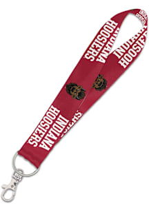 Indiana Hoosiers Bison Keystrap Lanyard - Red