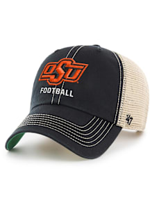 47 Oklahoma State Cowboys Football Trawler Adjustable Hat - Black