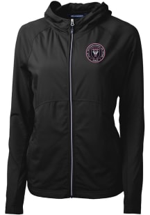 Cutter and Buck Inter Miami CF Womens Black Adapt Eco Light Weight Jacket
