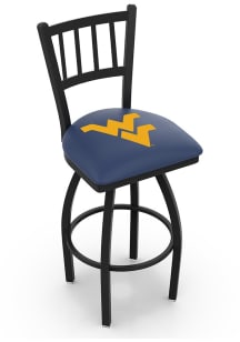 West Virginia Mountaineers Swivel Counter Pub Stool - Black