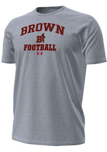 Under Armour Brown Bears Grey Football Performance Short Sleeve T Shirt