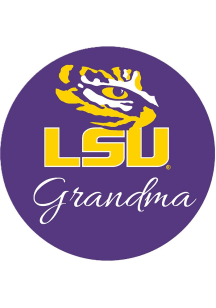 LSU Tigers 3&quot; Grandma Button - Purple