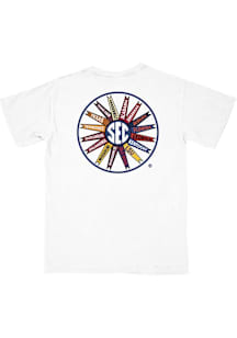 B-Unlimited SEC White Pinwheel Short Sleeve T Shirt