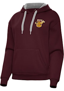 Antigua Detroit City FC Womens Maroon Victory Hooded Sweatshirt