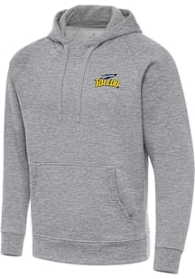 Antigua Toledo Rockets Mens Grey Victory Long Sleeve Hoodie