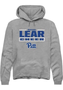 Madison Lear Rally Mens Graphite Pitt Panthers NIL Stacked Box Player Hood