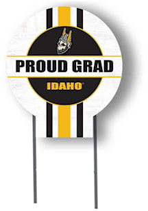 Idaho Vandals KH Sports Fan Grad graduation graphic Yard Sign - White