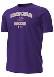 Under Armour Western Carolina Purple Soccer Performance Short Sleeve T Shirt