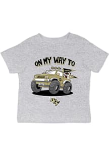 Vive La Fete UCF Knights Infant On My Way Short Sleeve T-Shirt Grey