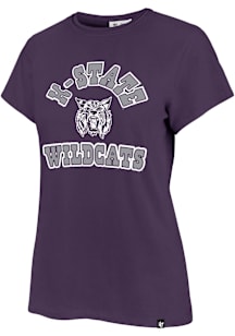 K-State Wildcats Womens Purple Comeback Frankie Short Sleeve T-Shirt