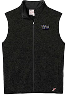Pitt Panthers Mens Black Saranac Sleeveless Jacket