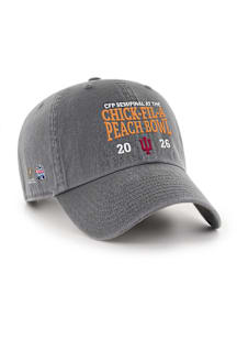 47 Indiana Hoosiers 2026 College Football Playoffs Semifinal Event Clean Up Adjustable Hat - Charc..