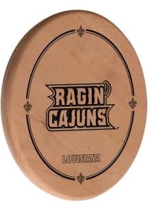 Louisiana Ragin' Cajuns Laser Engraved Sign - Brown