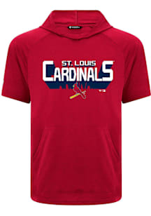 Levelwear St Louis Cardinals Red Phase Retro 3D Short Sleeve Hoods