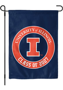 Navy Blue Illinois Fighting Illini Class of 2027 Garden Flag