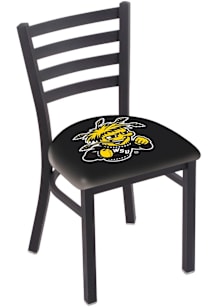 Wichita State Shockers Stationary Black Wrinkle Finish Pub Stool - Black