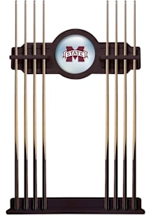 Mississippi State Bulldogs Solid Wood Cue Rack Pool Table