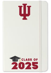 White Indiana Hoosiers Class of 25 team logo Notebook and Folder