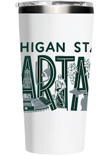 Michigan State Spartans 16oz Regina Schachter Corkcicle Stainless Steel Tumbler - White