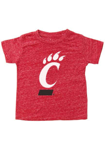 Youth Red Cincinnati Bearcats Knobby Primary Logo Short Sleeve Fashion T-Shirt