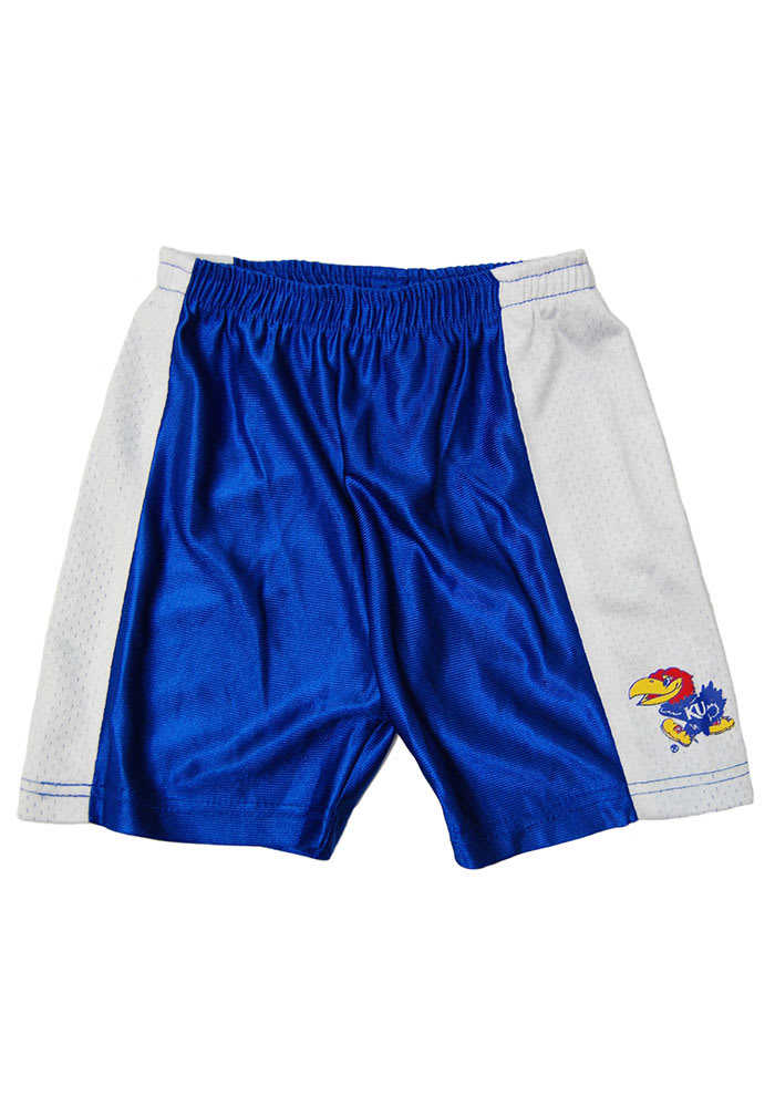Kansas Jayhawks Toddler Blue Dazzle Basketball Bottoms Shorts