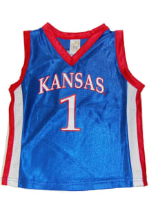 Kansas Jayhawks Toddler Blue Dazzle Basketball Jersey Basketball Jersey