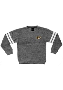 Missouri Tigers Girls Black Twist Long Sleeve Sweatshirt