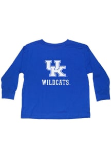 Kentucky Wildcats Toddler Blue Lock Up Logo Long Sleeve T-Shirt