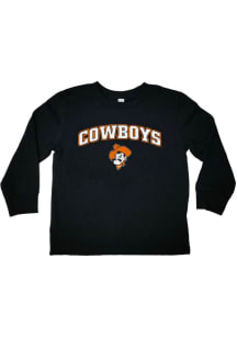 Oklahoma State Cowboys Toddler Black Arch Mascot Long Sleeve T-Shirt