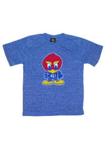 Kansas Jayhawks Toddler Blue Knobby Baby Jay Short Sleeve T-Shirt