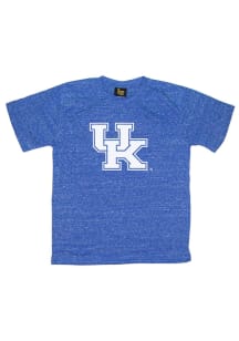 Kentucky Wildcats Youth Blue Knobby Primary Short Sleeve Fashion T-Shirt
