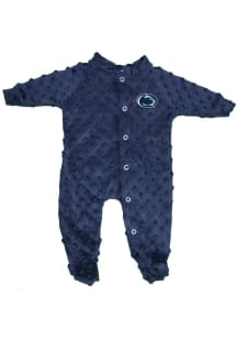 Penn State Nittany Lions Baby Navy Blue Cuddle Bubble Loungewear One Piece Pajamas