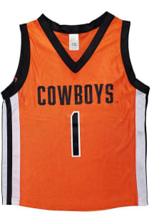 Oklahoma State Cowboys Youth Game Day Orange Basketball Jersey