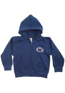 Penn State Nittany Lions Toddler Primary Logo Long Sleeve Full Zip Sweatshirt - Navy Blue