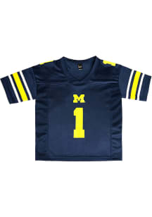 Michigan Wolverines Youth Navy Blue Football Football Jersey