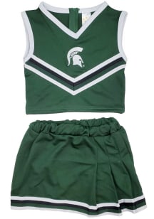 Michigan State Spartans Girls Green Tackle Twill Cheer Set Cheer