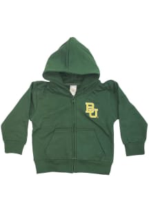 Baylor Bears Toddler Primary Logo Long Sleeve Full Zip Sweatshirt - Green