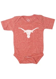 Texas Longhorns Baby Burnt Orange Baby Graphic Short Sleeve One Piece
