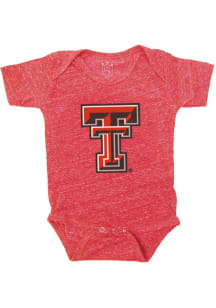 Texas Tech Red Raiders Baby Red Baby Graphic Short Sleeve One Piece