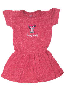 Texas Tech Red Raiders Toddler Girls Red Primary Logo Short Sleeve Dresses