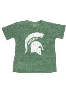 Michigan State Spartans Toddler Green Primary Logo Short Sleeve T-Shirt