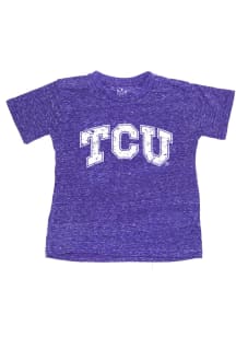 TCU Horned Frogs Toddler Purple Primary Logo Short Sleeve T-Shirt